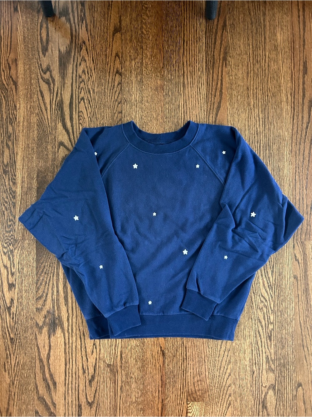 GAP Navy Star Embroidered Sweatshirt - Women's Sweater